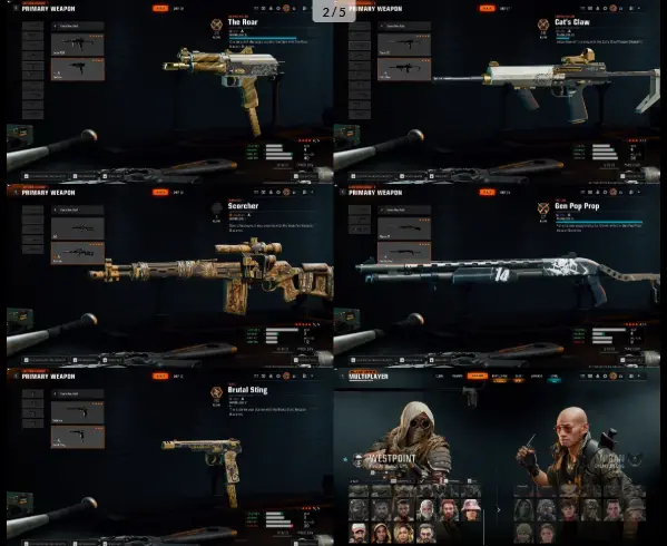 Bo6/WZ Dark Matter 500+ Camos Prestige 1 Level 55 Stacked Dark Spine Camo 18 Operator Premium Stacked Account