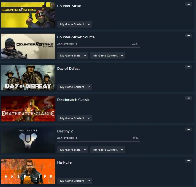 Steam/13 games/Register date Sep 3, 2004 / Spain / 5 dollars" limit SK16