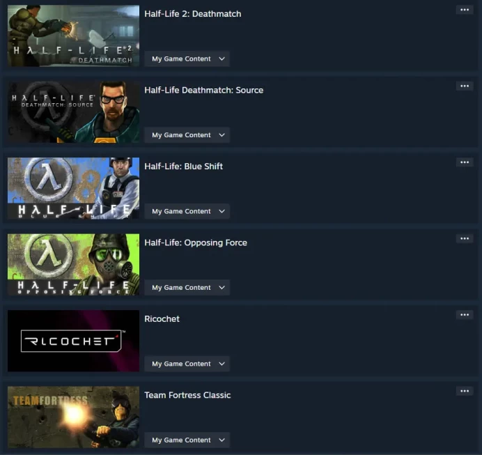 Steam/13 games/Register date Sep 3, 2004 / Spain / 5 dollars" limit SK16