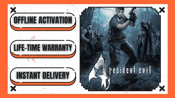 Resident Evil 4 - Remake  (+1 Free Game Gift) | Steam Offline Activation | Instant Delivery | Lifetime Access