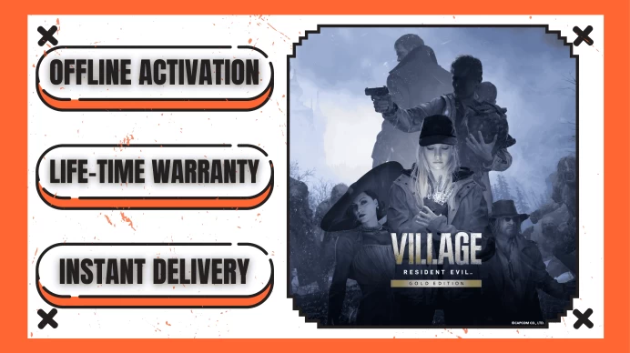 Resident Evil Village - Gold Edition (+1 Free Game Gift) | Steam Offline Activation | Instant Delivery | Lifetime Access