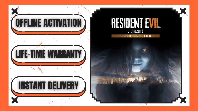Resident Evil 7 Biohazard - Gold Edition (+1 Free Game Gift) | Steam Offline Activation | Instant Delivery | Lifetime Access