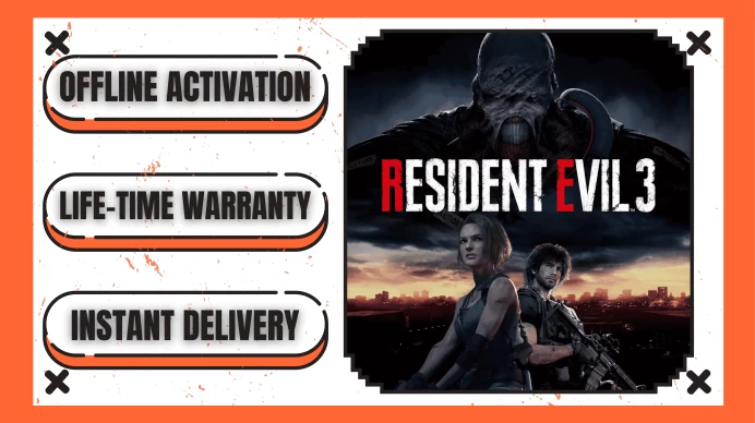 Resident Evil 3 Remake - Remake (+1 Free Game Gift) | Steam Offline Activation | Instant Delivery | Lifetime Access