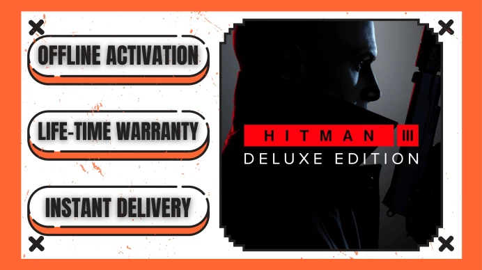 Hitman 3 - Deluxe Edition (+1 Free Game Gift) | Steam Offline Activation | Instant Delivery | Lifetime Access