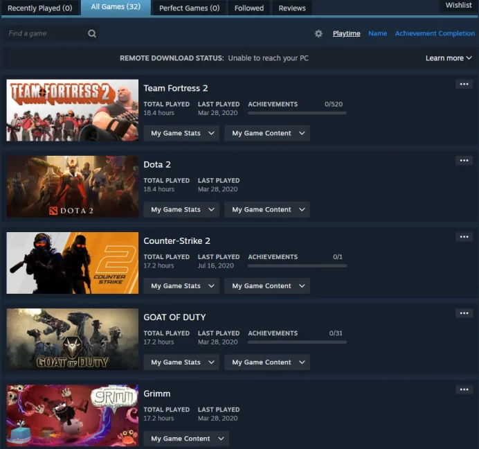 Steam/32 games/dota 2/cs2/Register date Sep 17, 2007 / Spain / 5 dollars" limit SK25