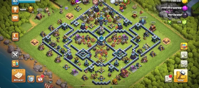 TH 13 | XP 163 | HEROES 60/66/40/40/21 | HIGH DEFENSE LVL | AMAZING & SAFE ACCOUNT