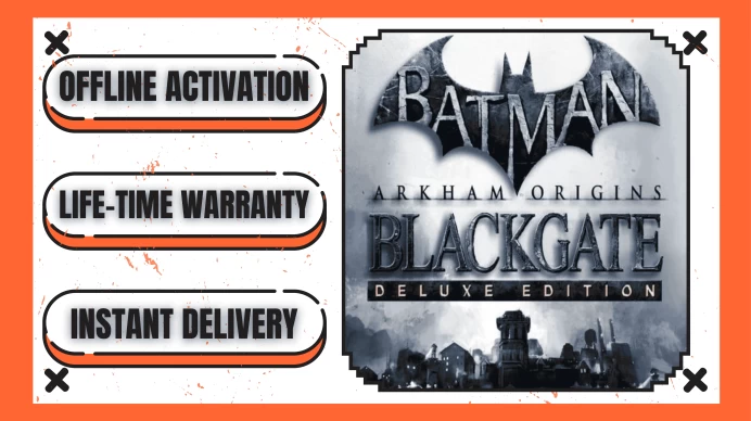 Batman: Arkham Origins - Deluxe Edition (+1 Free Game Gift) | Steam Offline Activation | Instant Delivery | Lifetime Access