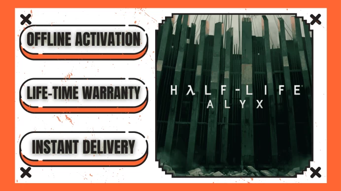 Half-Life: Alyx  (+1 Free Game Gift) | Steam Offline Activation | Instant Delivery | Lifetime Access
