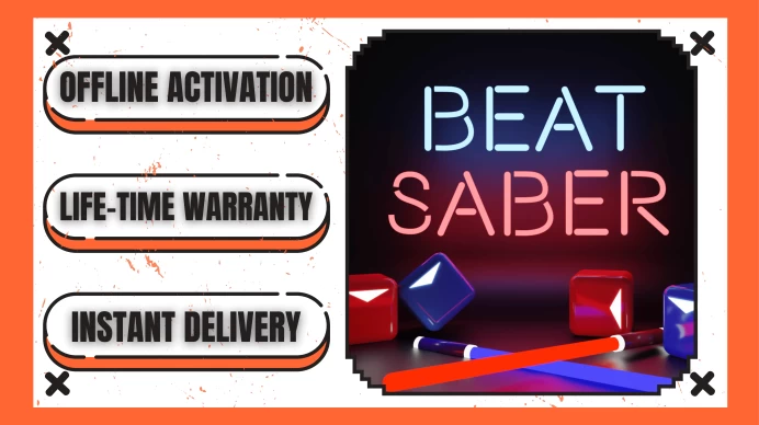 Beat Saber (+1 Free Music Pack Gift) | Steam Offline  Activation | Instant Delivery | Lifetime Access