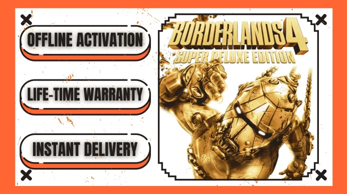 Borderlands 4 - Super Deluxe Edition (+1 Free Game Gift) | Steam Offline Activation | Instant Delivery | Lifetime Access