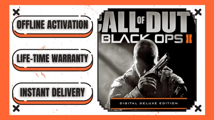 Call of Duty®: Black Ops II - Digital Deluxe Edition (+1 Free Game Gift) | Steam Offline Activation | Instant Delivery | Lifetime Access