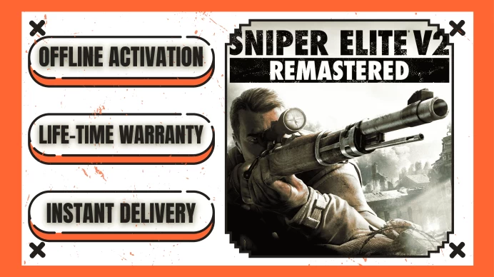 Sniper Elite V2 Remastered  (+1 Free Game Gift) | Steam Offline Activation | Instant Delivery | Lifetime Access