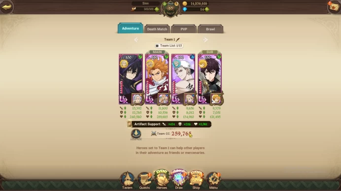 Asia|3M CC|Collab Full solev + shadow |5UR+1LR| Kingdiane3/6,Thor2/6,Indomitable,Arthur,MaelCode Only|(SDS1593)