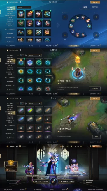 Level 223 / NA /EMERALD/ 161 Skins/ 127 Champion / Full Access