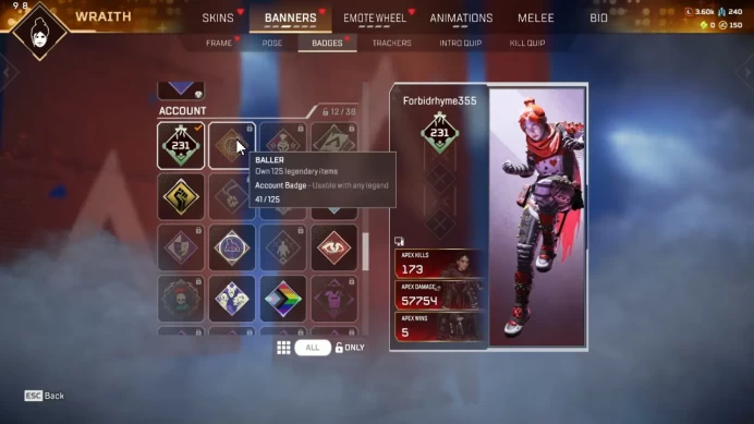 EA/PSN/STEAM Apex Legends 231 LVL / 41 Legenday / Speed Demon / Royal Guard / Full Acces