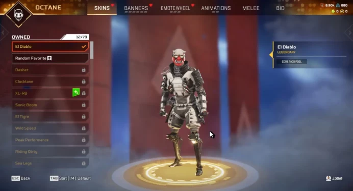 EA/PSN Apex Legends 119 LVL / 29 Legenday / El Diablo / Mad King / Full Acces
