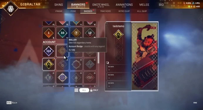 EA/XBOX/STEAM Apex Legends 114 LVL / 11 Legenday / Azure Blessing / The Kill Switch / Full Acces