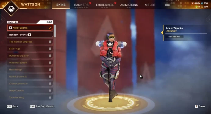 EA/PSN/STEAM Apex Legends 115 LVL / 7 Legenday / Ace Of Sparks / The Flowrider / Full Acces