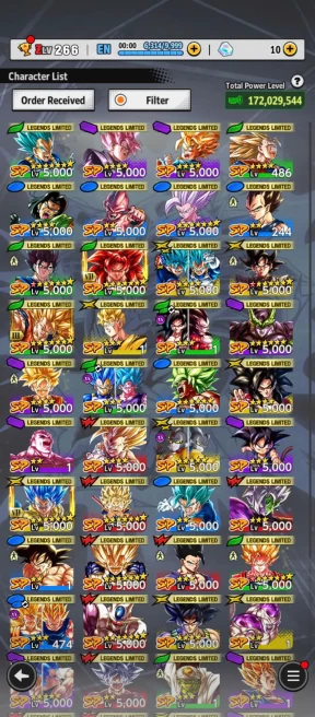 D573-IOS+Android-5 UL(Beast Gohan+SS4 Gogeta)+44 Legends Good Star+Vip Equipment+Nice Team+SS2 Goku+Zamasu+Vegito+Goku Black+Vegeta+Team Fusion