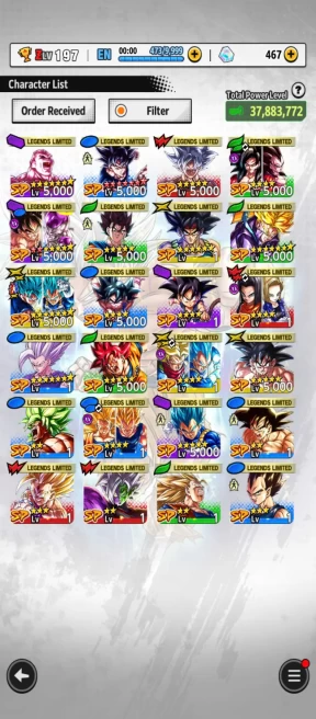 D574-IOS+Android-New LL Goku Uis Full Red Star+24 Legends+Good Equipment+New God Vegeta+Vegito Green+Trunks+Goku and Frieza+God Goku