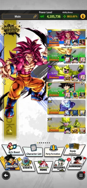 D577-IOS+Android-Full Team Daima+26 Legends+Vip Equipment+Nice Team PVP+Ultimate Gohan 13 Red Star+New LL Goku Uis+SS4 Goku+SS3 Vegeta+Super 17
