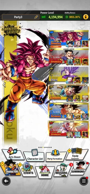 D577-IOS+Android-Full Team Daima+26 Legends+Vip Equipment+Nice Team PVP+Ultimate Gohan 13 Red Star+New LL Goku Uis+SS4 Goku+SS3 Vegeta+Super 17