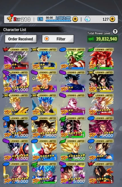 D580-IOS+Android-Team Daima+24 Legends Limited+Good Equipment+SS4 Goku 10 Red Star+SS3 Vegeta+Trunks+Ultimate Gohan+Super 17+Vegeta and Goku