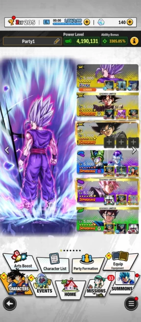 D582-IOS+Android-4 UL(Beast Gohan+Frieza+Super Gogeta)+34 Legends+Good Equipment+Team GT2+Fusion+Rose Zenkai+Goku Black+Vegtio+Shenron+Super 17