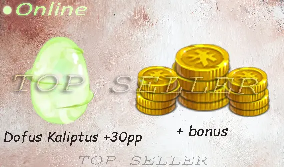 imagiro : 8 x Tifoux +120 prospection + 8 Dofus Kaliptus +30 pp + Top bonus - livraison 5 minutes