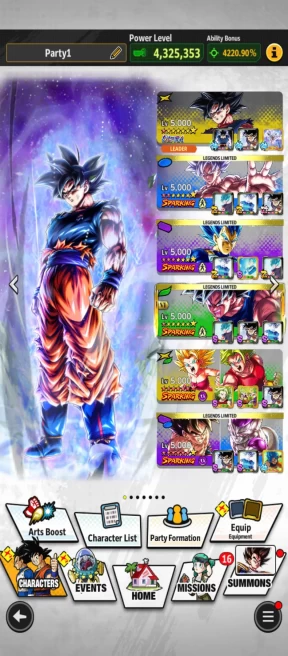 D587-IOS+Android-UL Goku Uis Red Star+Full new Team+33 Legends+Good Equipment+Goku&Frieza Red Star+LL Goku Uis+God Vegeta+Gotenks+New Broly