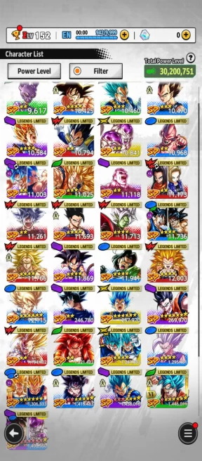 D587-IOS+Android-UL Goku Uis Red Star+Full new Team+33 Legends+Good Equipment+Goku&Frieza Red Star+LL Goku Uis+God Vegeta+Gotenks+New Broly
