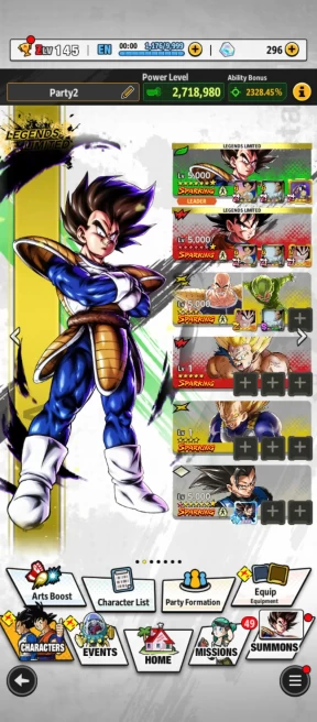 D589-IOS+Android-Team Part 2+New LL Goku 13 Red Star+26 Legends Limited+Good Equipment+New Vegeta+Goku GT+Namek Goku+Super 17+Shenron+Super Baby