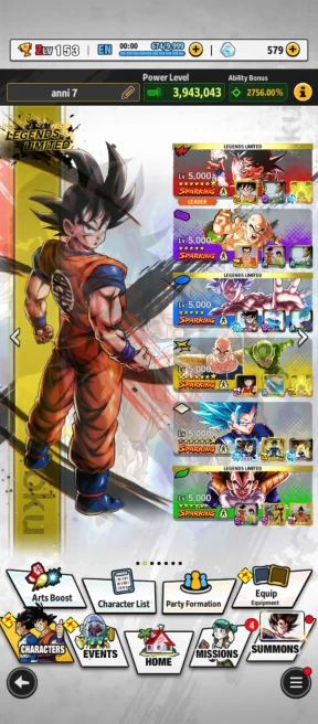 D590-IOS+Android-3 UL(Beast Gohan+Hit)+27 Legends Limited+Good Equipment+New LL Goku+Vegeta+New LL Goku Uis+Nice Team Part 2+Zamasu+Nappa