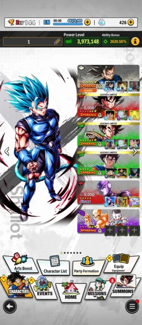 D591-IOS+Android-Full Team Part 2+UL Hit+18 Legends Limited+Good Equipment+New LL Goku 12 Red Star+Vegeta+Vegito Green+Ultimate Gohan+Namek Goku