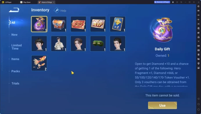 Heroes 6 Skins 4|Starter Legend Allain + 2 Rare Skins|12K Starstone|Google|Take Email|Check SS(HOK1257)