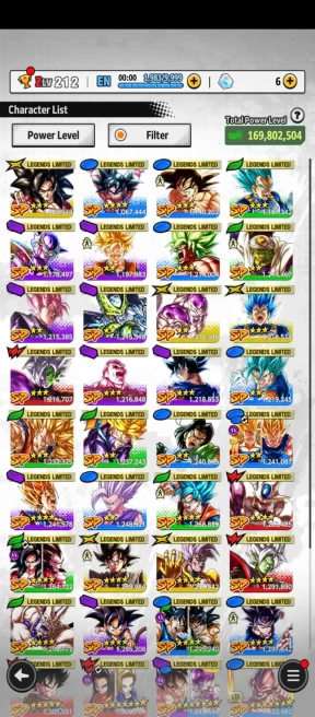 D596-IOS+Android-5 UL(Majin Vegeta+Beast Gohan+Hit+Frieza)+37 Legends Limited+Good Equipment+New LL Goku Uis+Goku Part 2+Zamasu+Goku Black