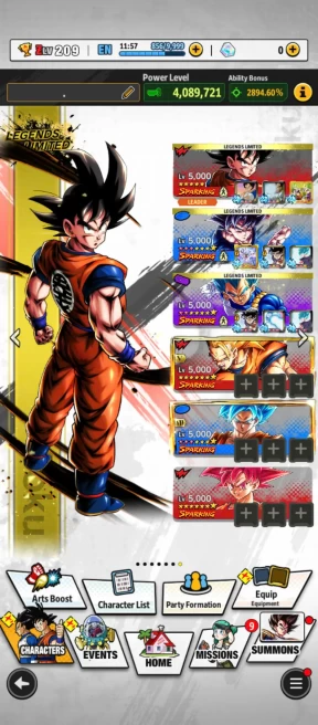 DR597-IOS+Android-New Team+36 Legends Good Star+Vip Equipment+New Goku+Goku Uis+God Vegeta+God Goku+Android 17+Gotenks+Vegito Green+Nappa+Trunks