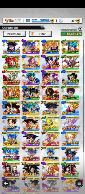 D599-IOS+Android+Nice Team Read PVP+42 Legends Good Star+Vip Equipment+Meta Account+New Goku Uis+Shenron+Zamasu+2 Fusion+God Goku Zenkai