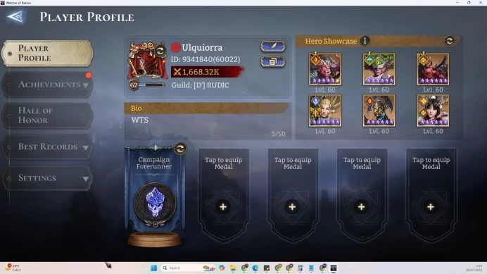 Global 600xx|1.6m Power|3Lords(Iovar,Twinfiend,Torodor)27Legends Limited(Carosa)+35Epics|CheckSS(WOR878)