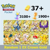 [GLOBAL]Pokemon TCG Pocket Starter Account with Random 1 EX Crown card & 37+ Pokégold & 3100+ Pack Hourglass & 1900+ Wonder Hourglass