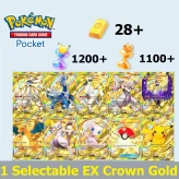 [GLOBAL]Pokemon TCG Pocket Starter Account with 1 Selectable EX Crown card & 28+ Pokégold & 1200+ Pack Hourglass & 1100+ Wonder Hourglass