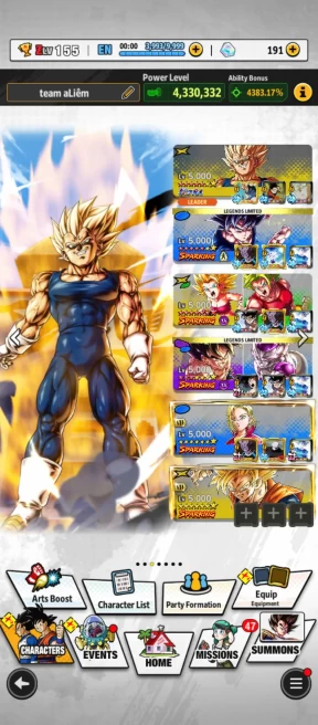 D600-IOS+Android-Meta Account-UL Majin Vegeta Red Star+37 Legends+Vip Equipment+Good Team+New Goku Uis Red Star+Goku GT+Broly+Gammar+Buu Kid