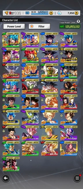D601-Android-UL Majin Vegeta+33 Legends Limited+7.000 Chrono Crytal+Good Equipment+Full Team Part 1+New Goku Uis+God Vegeta+Zamasu+Goku Black