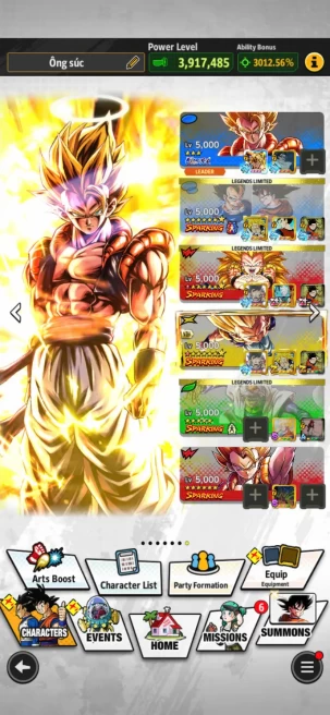 D603-IOS+Android-Meta Account-8 UL(Cell+Majin Vegeta+Beast Gohan+SS2 Gohan+Vegito+Super Gogeta)+28 Legends+Good Equipment+Gotenks+God Goku