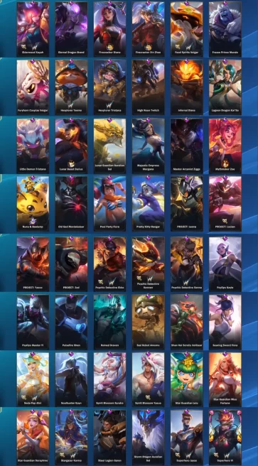 Level 222 / Europe and Asia /MASTER/ 139 Skins/ 1 Mythic /127 Champion / Full Access