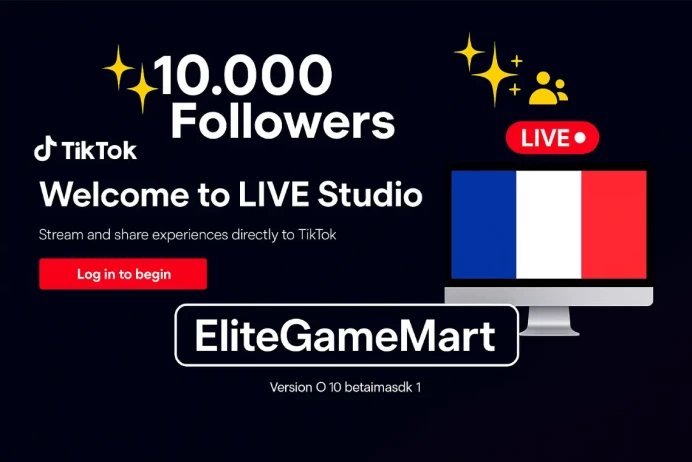 FRANCE | Account | TikTok 10.000 - 20.000 Followers | Live Studio + Monetization + Award Program You Can Activated | Full Mail Access