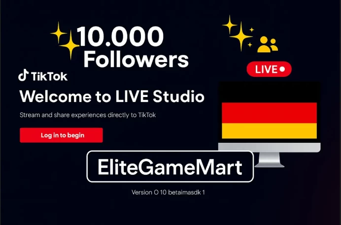 GERMANY | Account | TikTok 10.000 - 20.000 Followers | Live Studio + Monetization + Award Program You Can Activated | Full Mail Acces