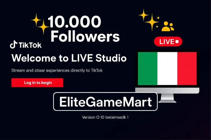 ITALY | Account | TikTok 10.000-20.000 Followers | Live Studio + Monetization + Award Program You Can Activated | Full Mail Access