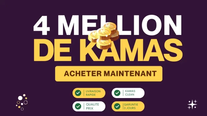 4 000 000 Kamas - Livraison 20 min  - Tiliwan