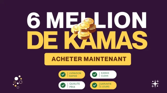 6 000 000 Kamas - Livraison 20 min  - Tiliwan